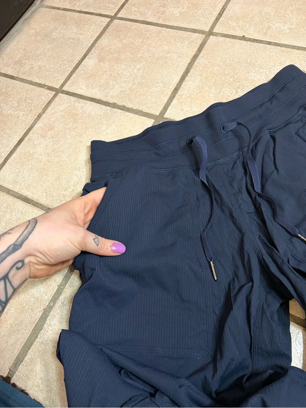 NWOT Lululemon Dance Studio Mid-Rise Pant *Full Length 32” (True Navy) Size 6